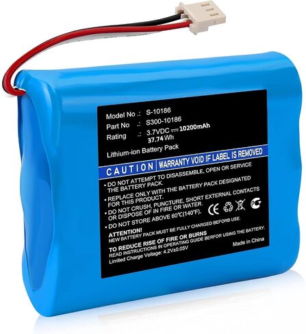 Replacement 300-10186 Lithium Ion Battery 3.6/4.2v for ADT Command Smart Security Panel 7800mAh in Saudi Arabia