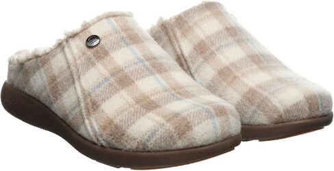 Snug Tartan Women's Supportive Clog with Orthotic Arch Support in Saudi Arabia