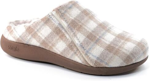 Snug Tartan Women's Supportive Clog with Orthotic Arch Support in Saudi Arabia