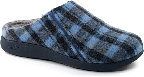 Snug Tartan Women's Supportive Clog with Orthotic Arch Support in Saudi Arabia