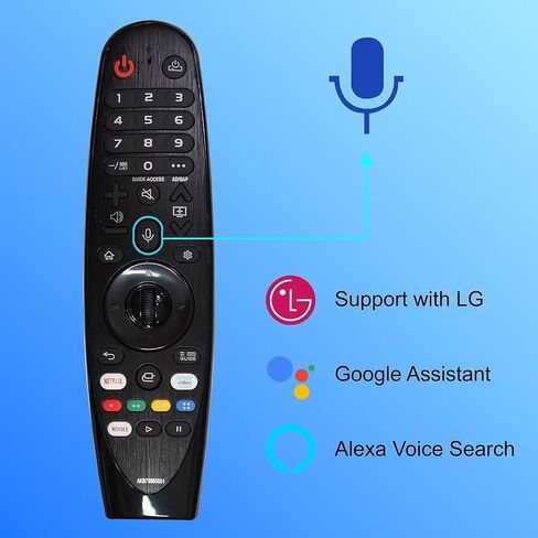 RIVIERA AKB75855501 Replacement Magic TV Voice Remote Compatible for almost all LG OLED QNED NanoCell Webos Smart TV with Voice control &Pointer function AN-MR20GA MR19BA MR18BA MR650A etc in Kuwait