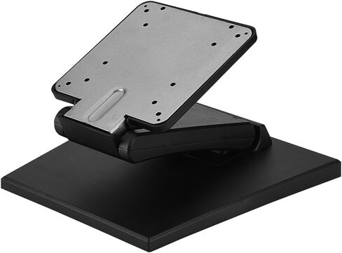 حامل شاشة، حامل مكتب تلفزيون LCD معدني قابل للطي وقابل للتعديل مع فتحة VESA مقاس 10-27 بوصة لشاشة شاشة LED المسطحة/التحكم الصناعي/شاشات اللمس/نظام KTV Vod/سجلات النقد in Kuwait