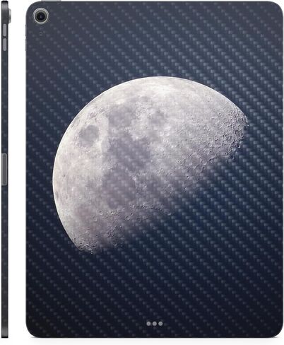 غلاف الكمبيوتر اللوحي من ألياف الكربون متوافق مع Apple iPad Air 11 (M2) 2024 - Reaper Skull - غطاء لاصق واقٍ من الفينيل الفاخر 3M - سهل الاستخدام، مصنوع في الولايات المتحدة الأمريكية بواسطة MightySkins in Saudi Arabia