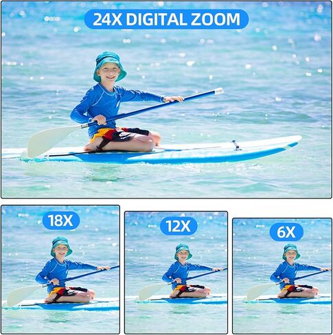 كاميرات DSLR كاميرا رقمية 33 ميجابكسل FHD 1080P كاميرا فيديو كاميرات رقمية ذات تركيز تلقائي للتصوير الفوتوغرافي 24X كاميرا تسجيل فيديو بتكبير رقمي لليوتيوب مع حامل ثلاثي القوائم و3 عدسات in Kuwait