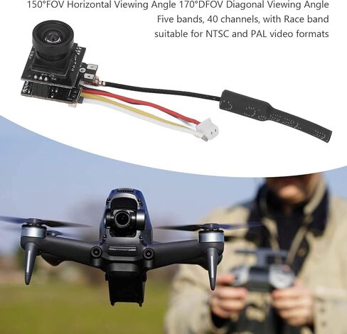 Micro FPV Camera, Black FPV AIO Camera for Racing Cars in Saudi Arabia