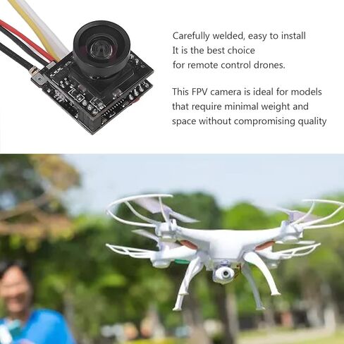 Micro FPV Camera, Black FPV AIO Camera for Racing Cars in Saudi Arabia
