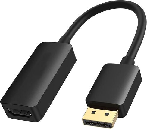 DisplayPort to HDMI Adapter, 0.5ft DP to HDMI Cable(Male to Female) for DisplayPort Enabled Desktops and Laptops Connect to HDMI Displays,1080P,60Hz in Saudi Arabia