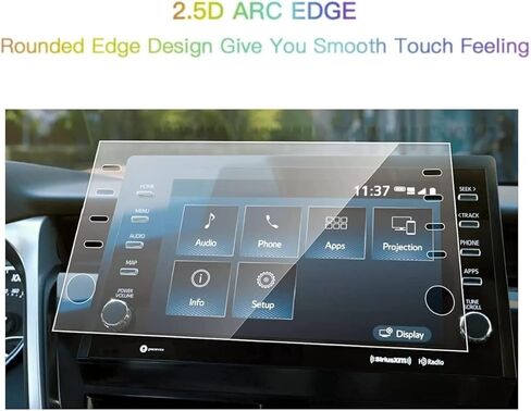 Screen Protector Compatble With 2021-2022 Toyota RAV4 Prime 9 Inch Touchscreen,Anti-Explosion & Scratch,HD Clear,SSSKY Accessories Compatible With Toyota Rav4 Prime XSE in Kuwait