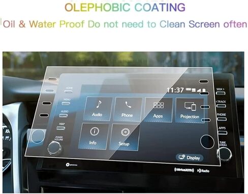 Screen Protector Compatble With 2021-2022 Toyota RAV4 Prime 9 Inch Touchscreen,Anti-Explosion & Scratch,HD Clear,SSSKY Accessories Compatible With Toyota Rav4 Prime XSE in Kuwait