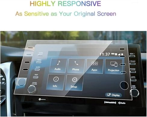 Screen Protector Compatble With 2021-2022 Toyota RAV4 Prime 9 Inch Touchscreen,Anti-Explosion & Scratch,HD Clear,SSSKY Accessories Compatible With Toyota Rav4 Prime XSE in Kuwait