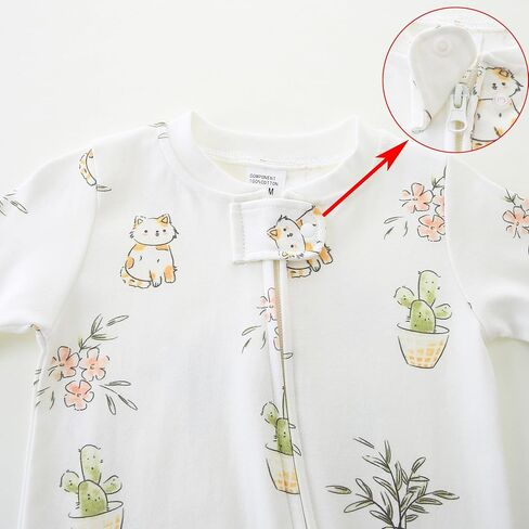 Unisex Baby Boy and Girl Zipper Onesie Toddler Footie One-Piece Infant Romper Jumpsuit in Saudi Arabia
