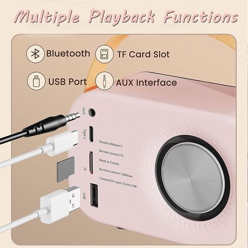 Retro Bluetooth Speaker, Vintage Portable Wireless Bluetooth Speakers with Loud Volume Bluetooth 5.0 Support TF Card U Disk AUX Input Old Style for Kitchen Bedroom Home Office Outdoor (Green) in Saudi Arabia
