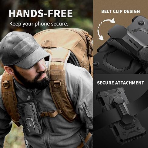 حافظة TONGATE لهاتف Z Fold 5 مع حامل حلقي، حامل أقلام Z Fold5 S مدمج، حافظة هاتف متينة مقاومة للصدمات مع واقي شاشة وغطاء كاميرا منزلق ومشبك حزام لهاتف Samsung Galaxy Z Fold 5 2023، أسود in Kuwait