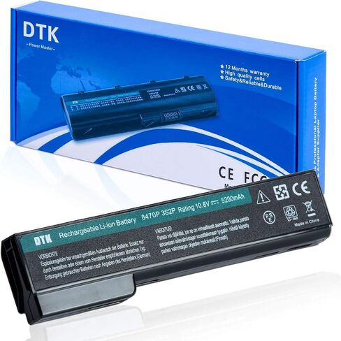 استبدال بطارية الكمبيوتر المحمول DTK CC06XL 628668-001 628666-001 لجهاز HP EliteBook 8460p 8460w 8470p 8470w 8560p 8570p ProBook 6360t 6460b 6465b 6470b 6560b 6570b Notebook 10.8V 56Wh in Saudi Arabia