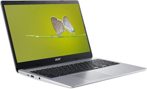 Acer 15'' HD Premium Touchscreen Chromebook, Intel Celeron N Processor 2.78GHz Turbo Speed, 4GB Ram, 64GB SSD, Ultra-Fast WiFi Up to 1700 Mbps, Full Size Keyboard, Chrome OS, Arctic Silver (Renewed) in Saudi Arabia