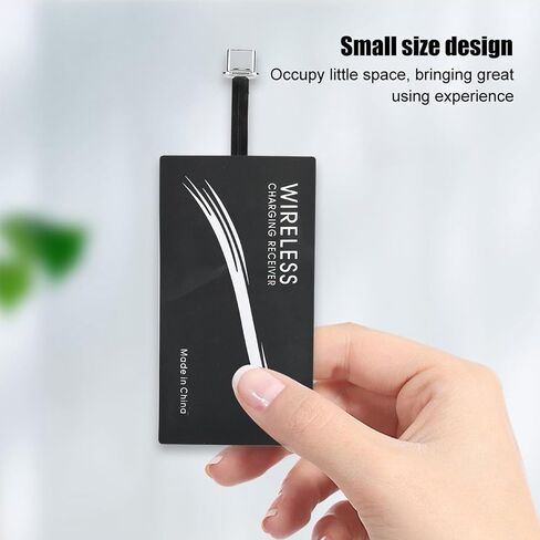 2PCS Universal Type C Charger Receiver, Portable Mobile Phone Sticker Charging Receiver for All USB C Cell Phones in Saudi Arabia
