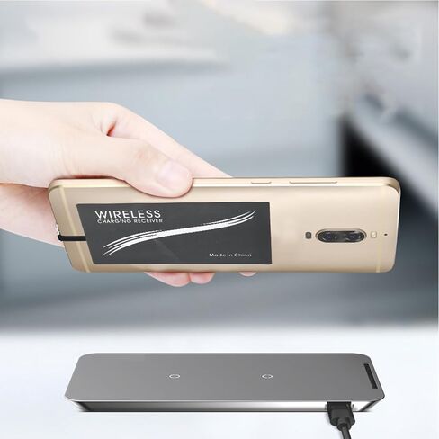 2PCS Universal Type C Charger Receiver, Portable Mobile Phone Sticker Charging Receiver for All USB C Cell Phones in Saudi Arabia