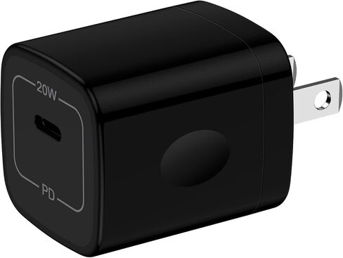 سامسونج نوع C سوبر سريع الروبوت الهاتف الجدار شاحن كتلة 20W USB C شحن سريع الطوب شاحن محول لسامسونج غالاكسي A15 / A35 / A54 5G / A55 / A14 / S24 الترا / S23 / S22 / S21 / S20 / S10 / بكسل 8a / 8 / 7 / ايفون 15 in Kuwait