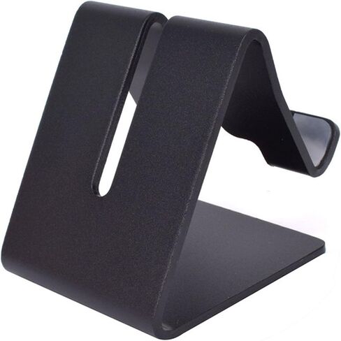 Tablet Stand Desktop Holder Dock for iPad Mini Air 2 3 4 Pro, iPhone 6 7 8 X Plus, Switch Accessories, Samsung, Other Tablet (4-12 inch),e-Readers More- Black in Saudi Arabia
