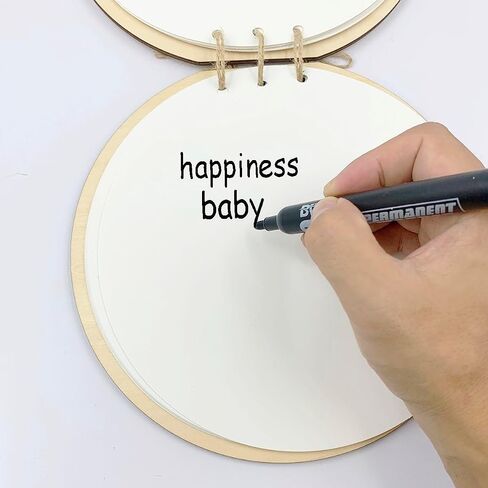 Hey Baby Wood Baby Shower Guest Book, Baby Shower Sign in Guest Book, Baby Shower Guest Book Alternatives,Rustic Guest Advice Book with Blank Pages Keepsake Gift for New Parents and Expecting Mothers in Saudi Arabia