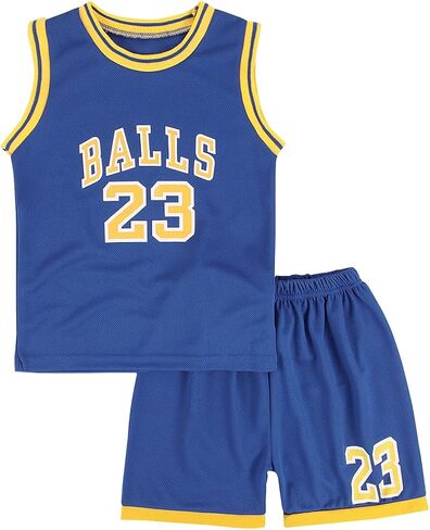 CM C&M WODRO Toddler Kid Basketball Jersey Outfit Baby Boy Girl Letters Tank Top + Track Shorts Sets Boy Summer Clothes in Saudi Arabia