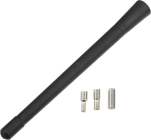 X AUTOHAUX DC 12V 6.89 Inch Flexible Rubber Antenna for Nissan 370Z Juke Kicks LEAF Rogue Sport Versa for Optimized FM/AM Radio Signal Aerial Reception Black in Kuwait