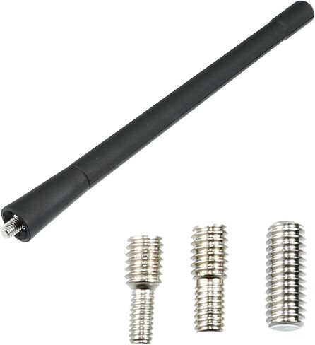 X AUTOHAUX DC 12V 6.89 Inch Flexible Rubber Antenna for Nissan 370Z Juke Kicks LEAF Rogue Sport Versa for Optimized FM/AM Radio Signal Aerial Reception Black in Kuwait