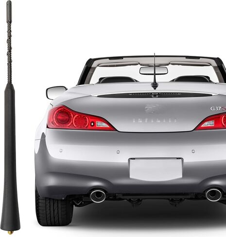 9 Inch Antenna for Infiniti G Convertible (2010-2014), Infiniti G35 G37 Antenna, Flexible Rubber Antenna Replacement Mast for Infiniti G35 G37 Convertible 2010 2011 2012 2013 2014, Black in Saudi Arabia