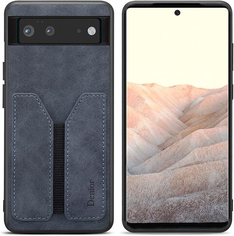 Kowauri Case for Google Pixel 6,PU Leather Wallet Case with Credit Card Slot Holder Ultra Slim Protector Case for Google Pixel 6 (Brown) in Saudi Arabia