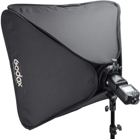 Godox Softbox 32x32in Soft Light Modifier Box with Grid & S2 Type Flash Bracket Bowens Mount Holder for Studio Flash Speedlight Photography in Saudi Arabia