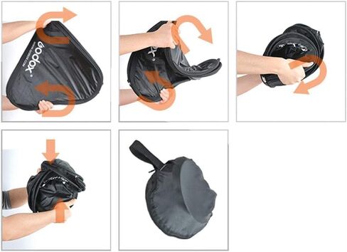 Godox Softbox 32x32in Soft Light Modifier Box with Grid & S2 Type Flash Bracket Bowens Mount Holder for Studio Flash Speedlight Photography in Saudi Arabia