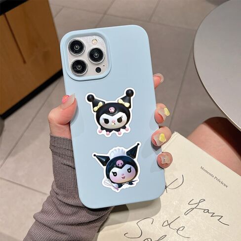 ملصقات Kuromi-Stickers Kawaii ثلاثية الأبعاد لطيفة 50 قطعة، ملصقات فينيل مقاومة للماء لزجاجات المياه في سجل القصاصات، والكمبيوتر المحمول، ومستلزمات الحفلات، وملصقات هدايا جمالية كبيرة للأطفال البنات (كورو مي) in Kuwait