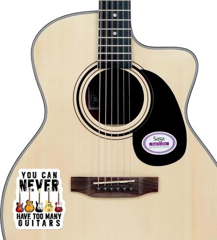 Guitars Music Sticker for Water Bottles 3Pcs Guitars Stickers You Can Never Have Too Many Guitars Vinyl Waterproof Laptop Decals Stickers Decoration Laptop, Skateboard in Saudi Arabia
