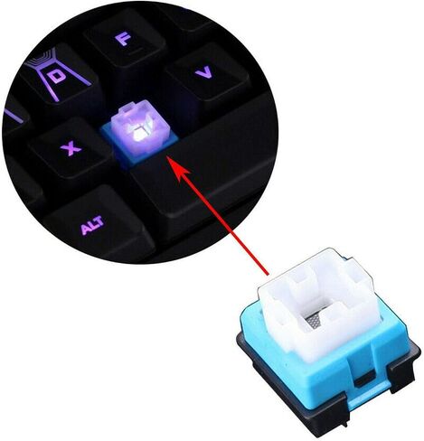 LICHIFIT Switches Buttons Key Shaft for Logitech G810 G910 G613 G539 G413 G512 Pro Mechanical Keyboard 4PCS Replacement Repair Parts for Romer G in Saudi Arabia