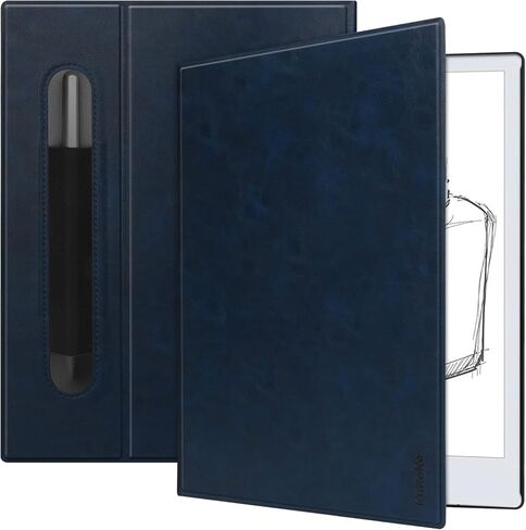 KuRoKo Slim Lightweight Book Folios Leather Case Cover for Remarkable 2 (Brown) in Saudi Arabia