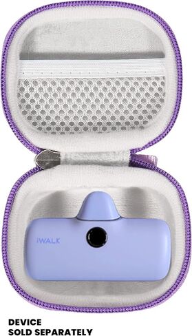 alltravel Case for iWALK Mini Portable Charger for iPhone and Androi 3350mAh, 4300mAh, 4500mAh, 4800mAh (Pink) in Saudi Arabia