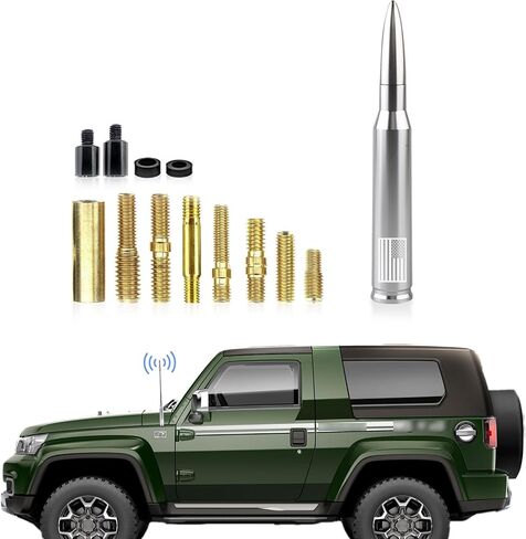 1 PC Universal Car Antenna Replacement，American Flag Personalized Decorative Anti-Theft Security Antenna,for Ford, Dodge, Chevrolet, GMC, Jeep, Toyota Truck in Saudi Arabia