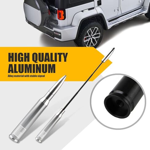 1 PC Universal Car Antenna Replacement，American Flag Personalized Decorative Anti-Theft Security Antenna,for Ford, Dodge, Chevrolet, GMC, Jeep, Toyota Truck in Saudi Arabia