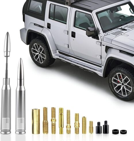 1 PC Universal Car Antenna Replacement，American Flag Personalized Decorative Anti-Theft Security Antenna,for Ford, Dodge, Chevrolet, GMC, Jeep, Toyota Truck in Saudi Arabia