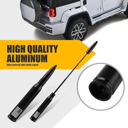 1 PC Universal Car Antenna Replacement，American Flag Personalized Decorative Anti-Theft Security Antenna,for Ford, Dodge, Chevrolet, GMC, Jeep, Toyota Truck in Saudi Arabia
