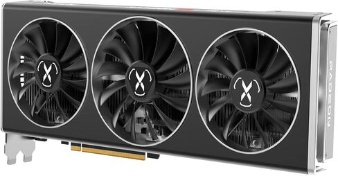 بطاقة رسومات الألعاب XFX SPEEDSTER MERC319 RADEON RX 6750XT باللون الأسود مع 12 جيجابايت GDDR6 HDMI 3xDP وAMD RDNA 2 RX-675XYTBDP in Kuwait