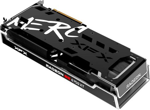 بطاقة رسومات الألعاب XFX SPEEDSTER MERC319 RADEON RX 6750XT باللون الأسود مع 12 جيجابايت GDDR6 HDMI 3xDP وAMD RDNA 2 RX-675XYTBDP in Kuwait