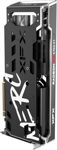 بطاقة رسومات الألعاب XFX SPEEDSTER MERC319 RADEON RX 6750XT باللون الأسود مع 12 جيجابايت GDDR6 HDMI 3xDP وAMD RDNA 2 RX-675XYTBDP in Kuwait