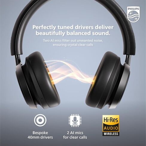 L4 Flagship Over-Ear Wireless Headphones, Active Noise Canceling Pro+ (ANC), Hi-Res, Bluetooth Multipoint, Integrated Google Assistant, Wired or Wireless, for Audiophiles in Saudi Arabia