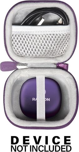 CaseSack Case for Raycon Fitness Bluetooth True Wireless Earbuds with Built in Mic 56 Hours (Purple) in Saudi Arabia
