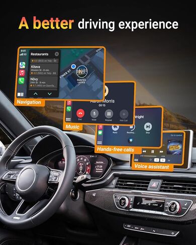 محول OTTOCAST اللاسلكي CarPlay لجهاز iPhone U2-AIR Pro 2024 إصدار Apple CarPlay محول لاسلكي سلكي إلى لاسلكي، CarPlay لاسلكي لأي سيارة: قم بترقية رحلتك اليوم in Kuwait