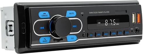 راديو سيارة أحادي الدين، ستيريو سيارة 7 بوصات، بلوتوث السيارة، راديو FM للسيارة، نظام استقبال صوت السيارة، مشغل MP3 للسيارة، تسجيل صوتي، 180 واط، شحن الهاتف، USBTFTyp-cAUX in Kuwait