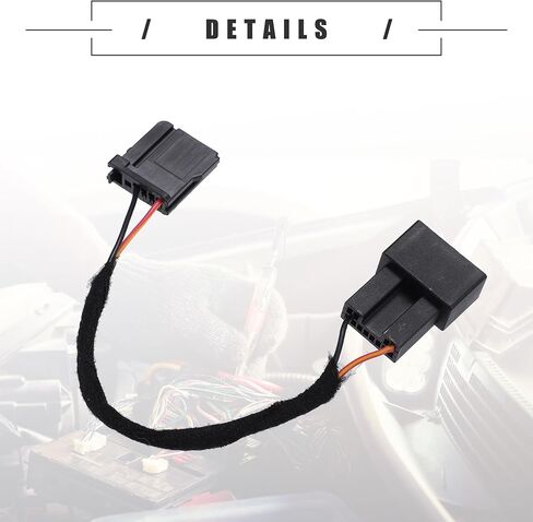 Motoforti USB Media Hub Power Harness Adapter, SYNC 2 to SYNC 3 Retrofit USB Hub Wiring Adapter, for Ford, Plastic, No.HC3Z19A387B, Black in Saudi Arabia