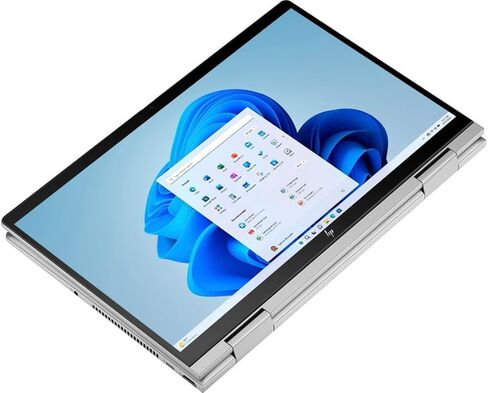 كمبيوتر محمول HP Envy x360 Home & Business 2 في 1 (Intel Core 5 120U 10-Core، ذاكرة الوصول العشوائي 8 جيجابايت، 512 جيجابايت PCIe SSD، Intel Graphics، 14.0 بوصة 60 هرتز لمس Full HD (1920x1080)، بصمة الإصبع، Win 11 Pro) مع Dockztorm مَركَز in Saudi Arabia