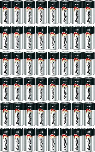ENERGIZER E93 Max ALKALINE C BATTERY Made in USA Exp. 12-2024 or later - 48 Count in Saudi Arabia